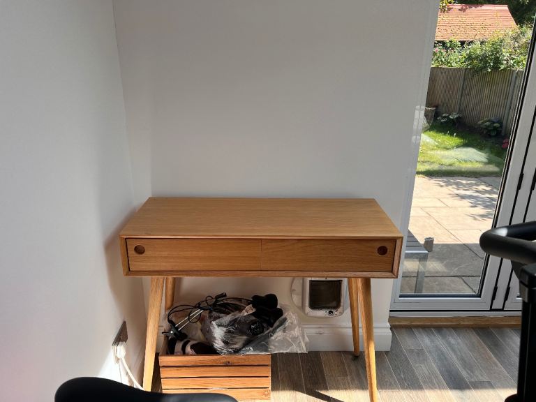 real wood console 