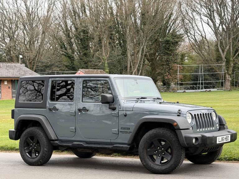 2016 [16] JEEP WRANGLER 2.8 CRD SAHARA 4DR AUTO GREY EURO 6 ULEZ