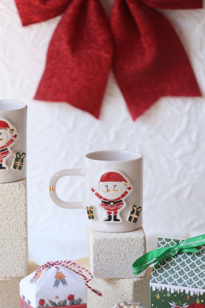 Santa designed coffee mug