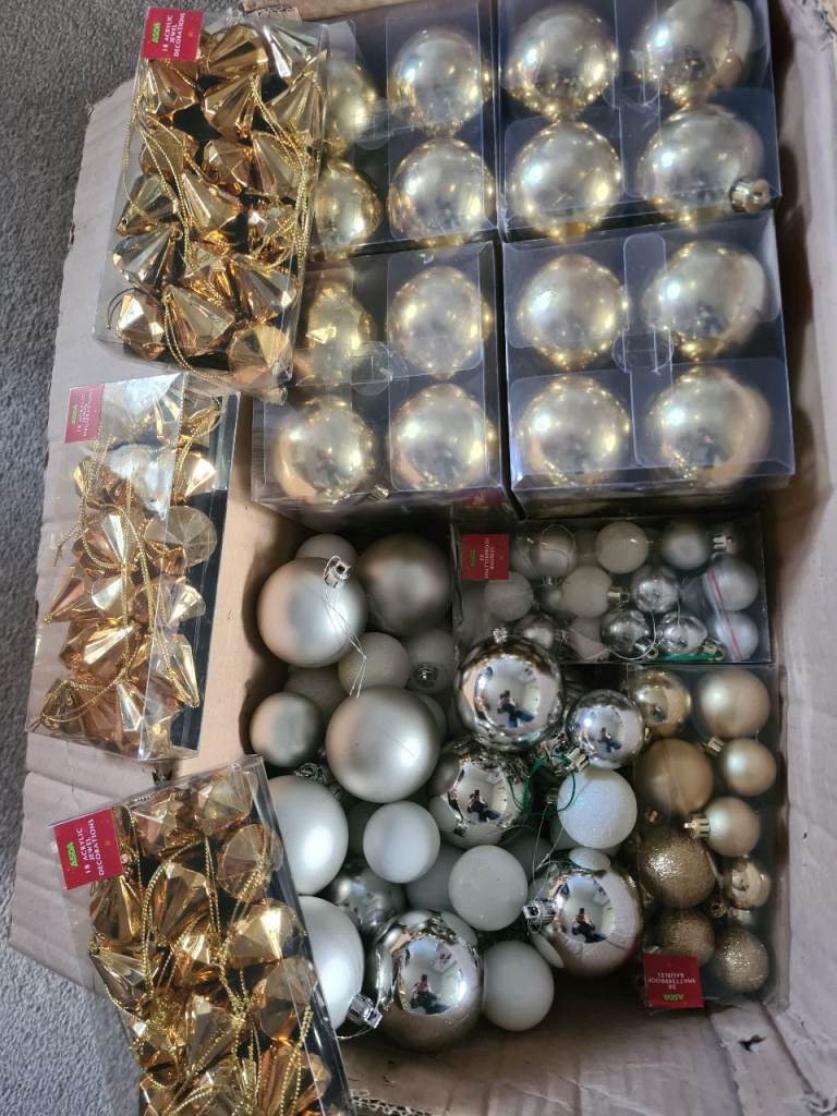 Christmas baubles and decorations