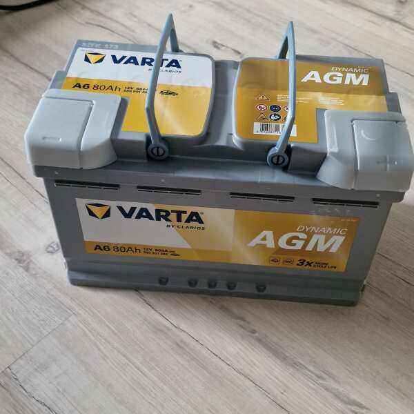 Varta 80Ah 12V Car Battery – By Clarios – Excellent Condition