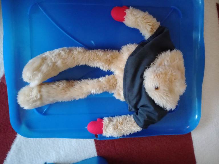 Gordon the gopher puppet,, vintage squeaky toy