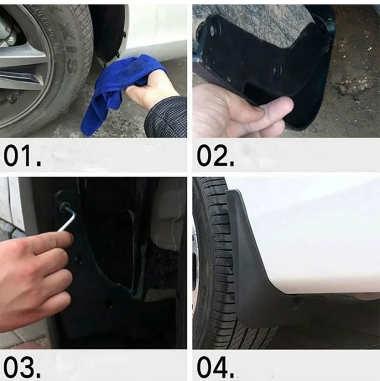 VW Tiguan R Line Mudflaps Mudguards New 