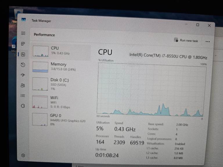i7 Fujitsu Lifebook 8th Gen Laptop, 16GB, 256GB NVMe, Full HD, Wifi, Win 11 #usedpriceperformance