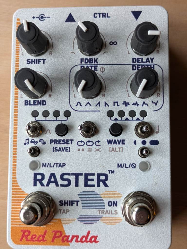Red Panda Raster 2 guitar delay pedal