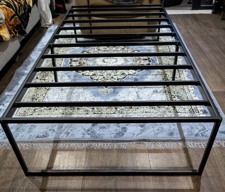 Bed Frame - Metal - Single - New Near