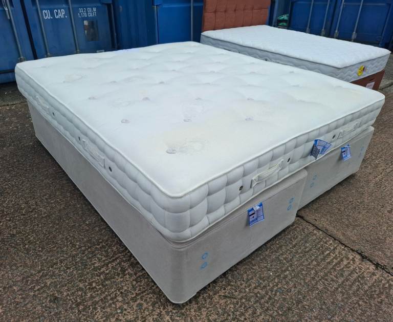 Super king divan bed with mattress 