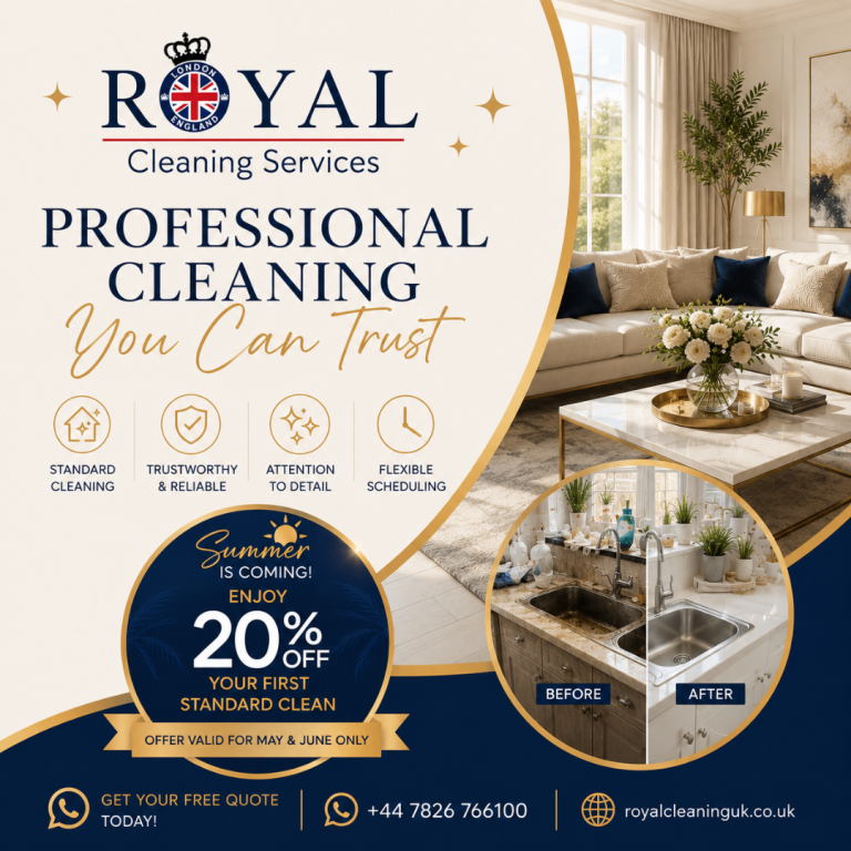 ✨ SUMMER IS COMING – 20% OFF YOUR FIRST CLEAN ✨  
