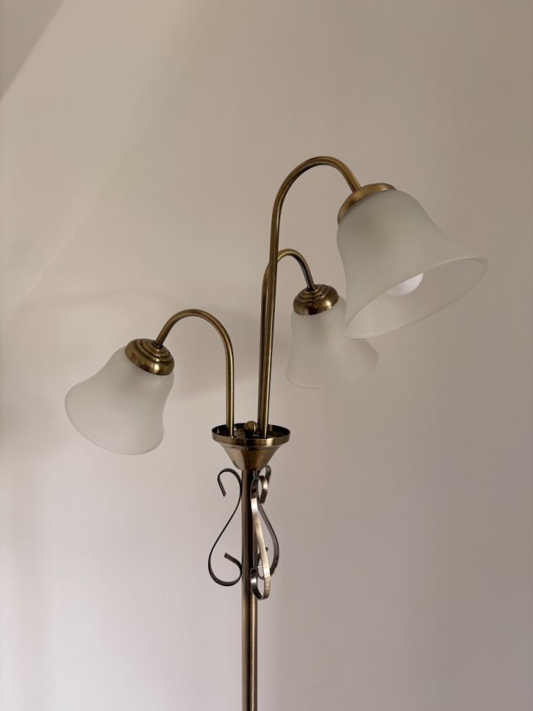 Brass floor lamp 