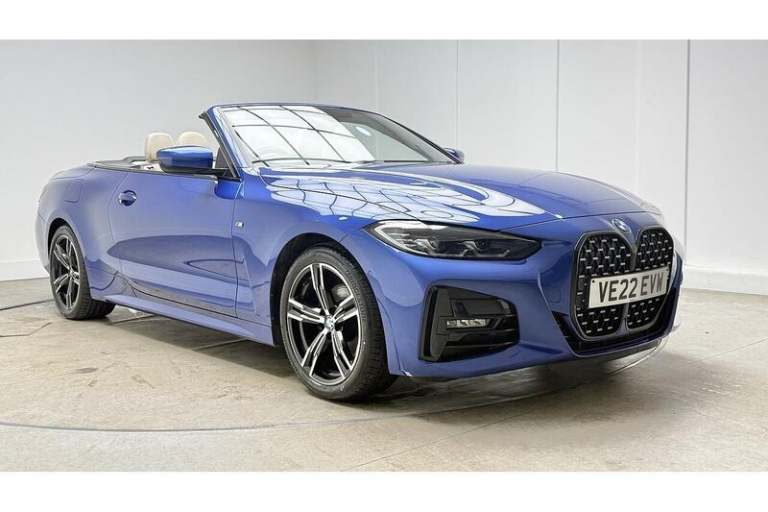2022 BMW 4 Series 2.0 420i M Sport Convertible 2dr Petrol Auto Euro 6 (s/s) (184 ps) Convertible ...