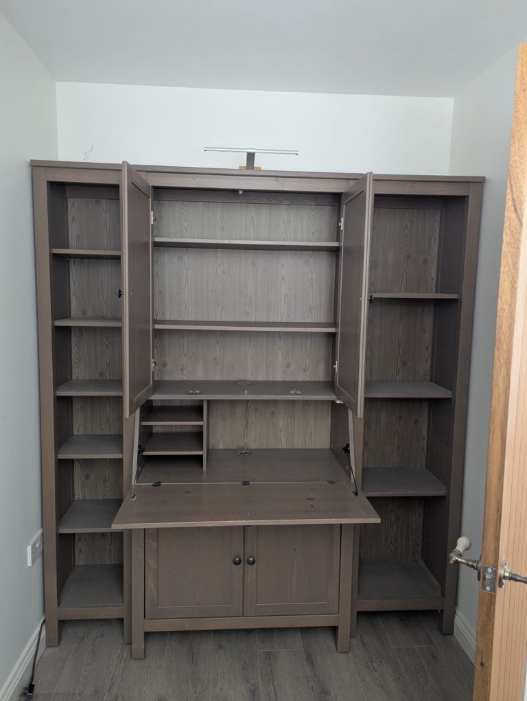 Study dresser / storage unit with desk / bureau