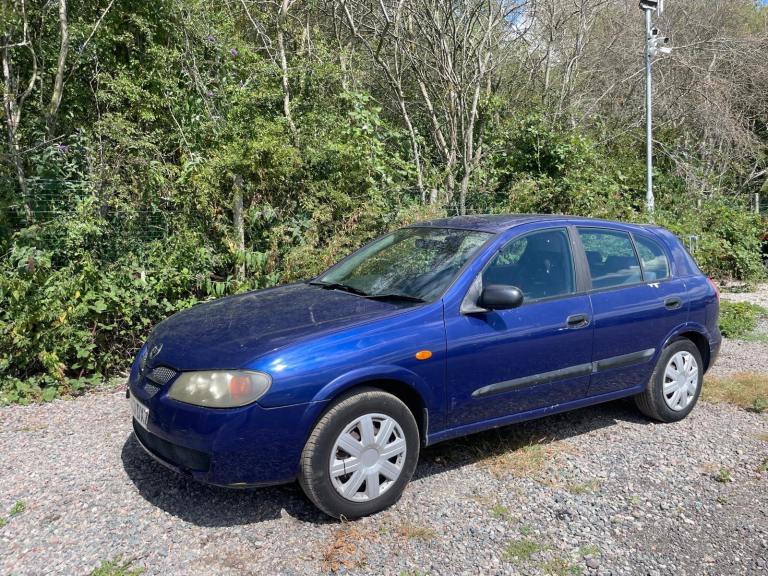 NISSAN ALMERA 1.5 S 03 REG BLUE 5 DOOR MOT JANUARY 16TH 2027 LOW INSURANCE 40+MPG
