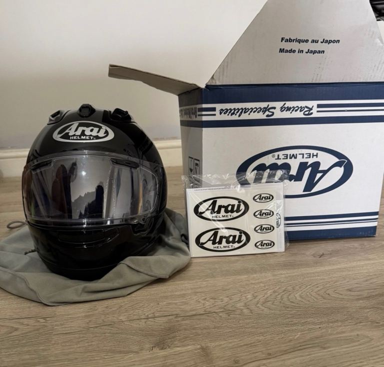 Arai RX-7V W/Pin Lock Diamond Black Motorcycle Helmet size M