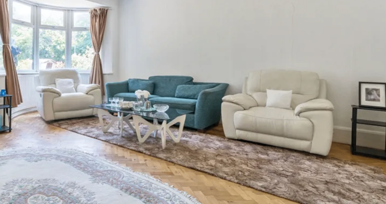 Two seater sofa and recliner - free