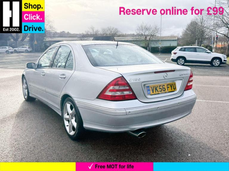 2006 Mercedes-Benz C Class 1.8 C180 Kompressor Avantgarde SE Saloon 4dr Petrol Automatic (193 g/k...