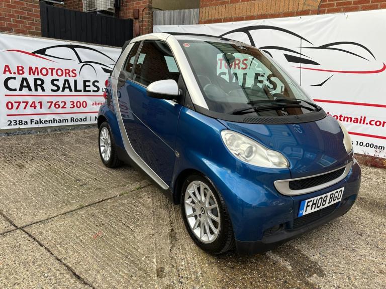 2008 smart fortwo Passion 2dr Auto CONVERTIBLE Petrol Automatic