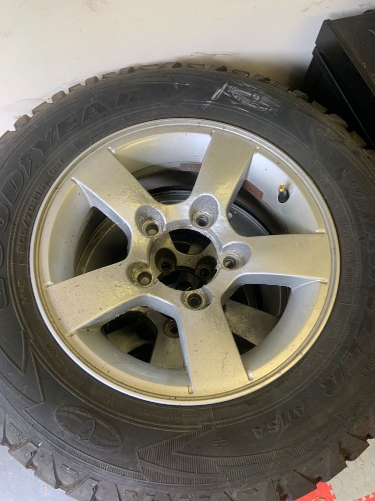 Suzuki Jimny Alloys and all terrain tyres