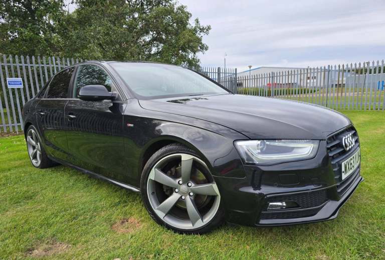 2013 Audi A4 2.0 TDI 150 Black Edition 4dr, FSH INC TIMING BELT JUST DONE SALOON Diesel Manual