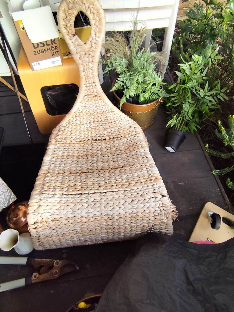 IKEA rocking chair banana leaf Vintage item!  rare!