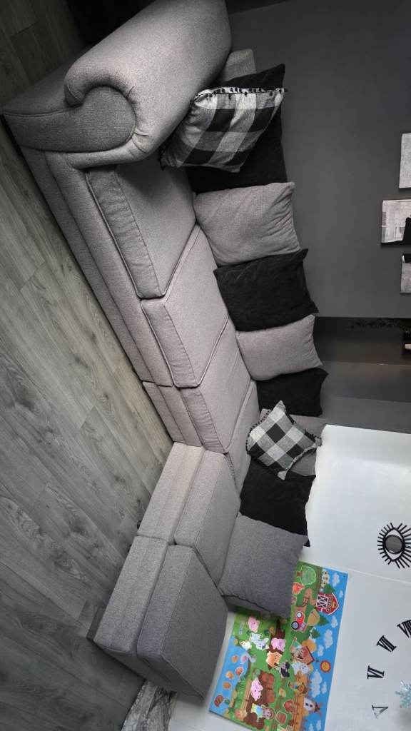 Grey corner sofa for sale 