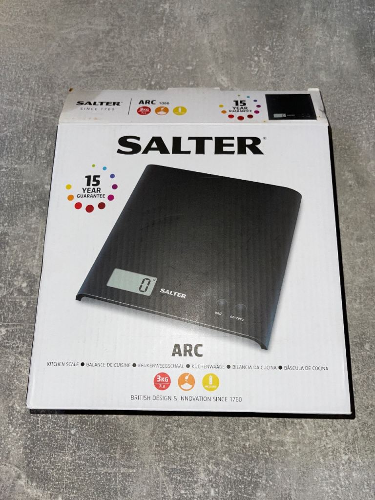 Salter ARC Digital Kitchen Scale – Modern & Accurate