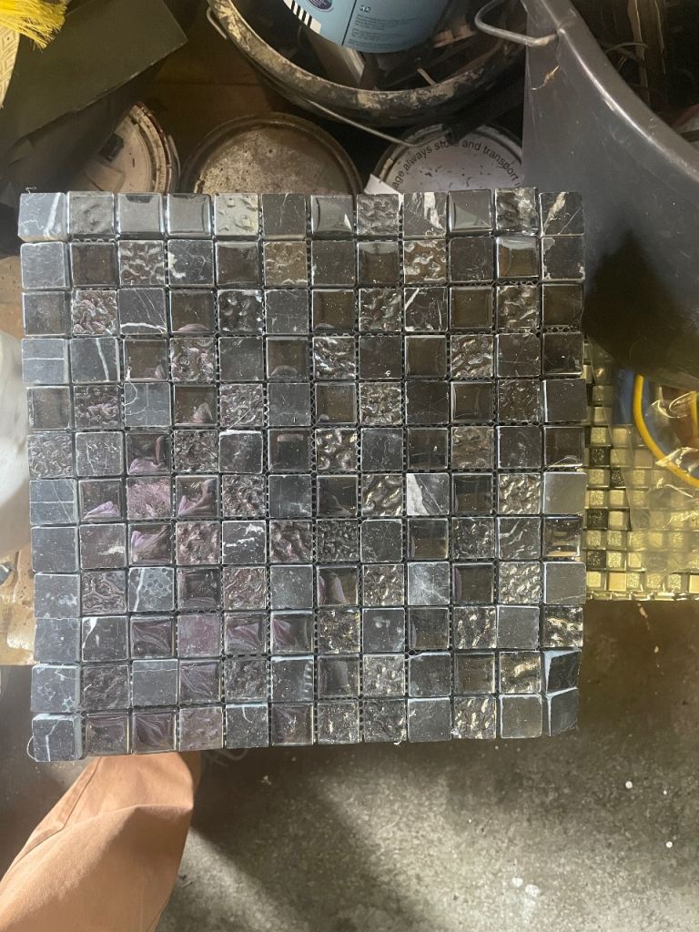 Mosaic glass/marble tile sheets 300x300mm brand new