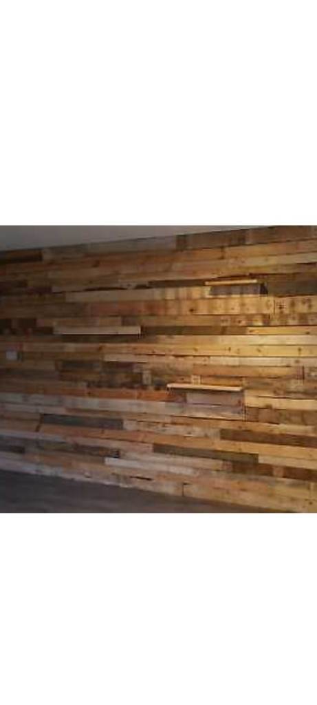Pallet wood cladding  sold per sqm reclaimed 