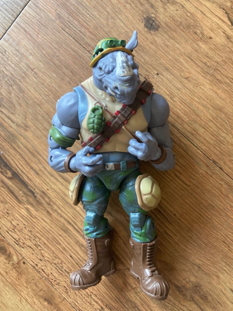Rocksteady Figure TMNT Teenage Mutant Ninja Turtles Classic Collection Figure