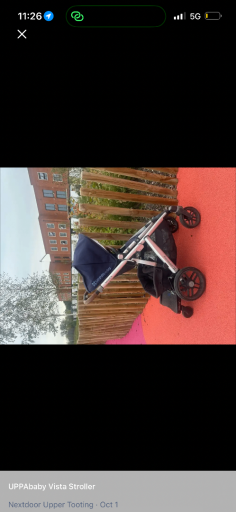 Uppababy vista buggy