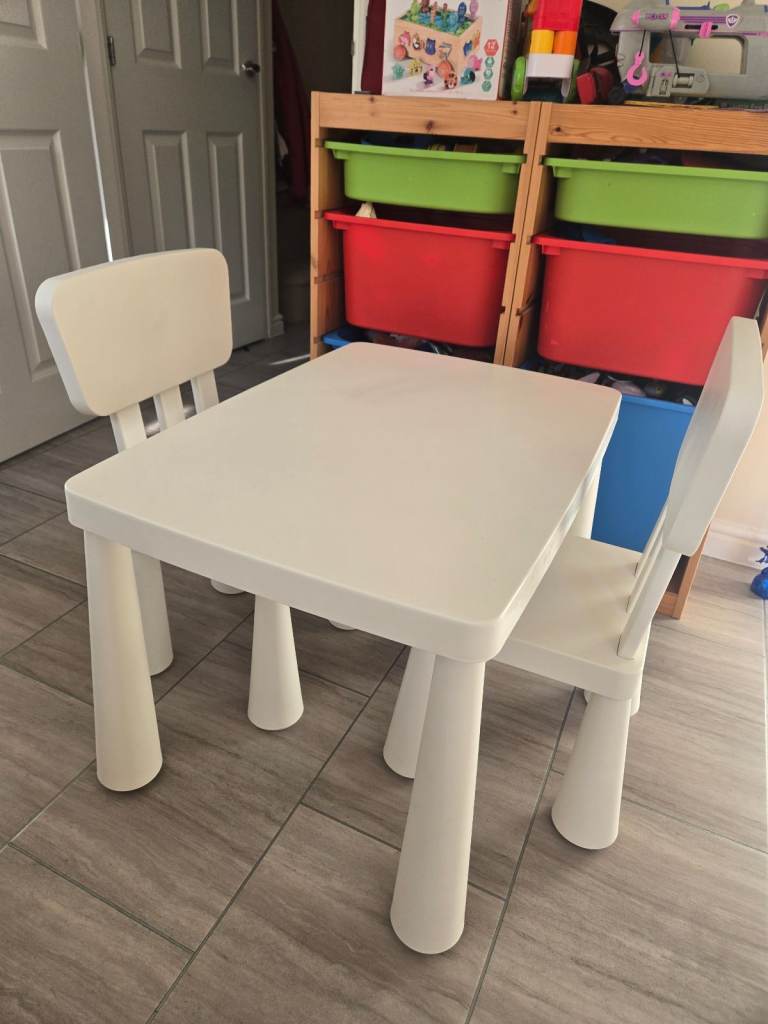 Ikea Gymax childrens table and chairs