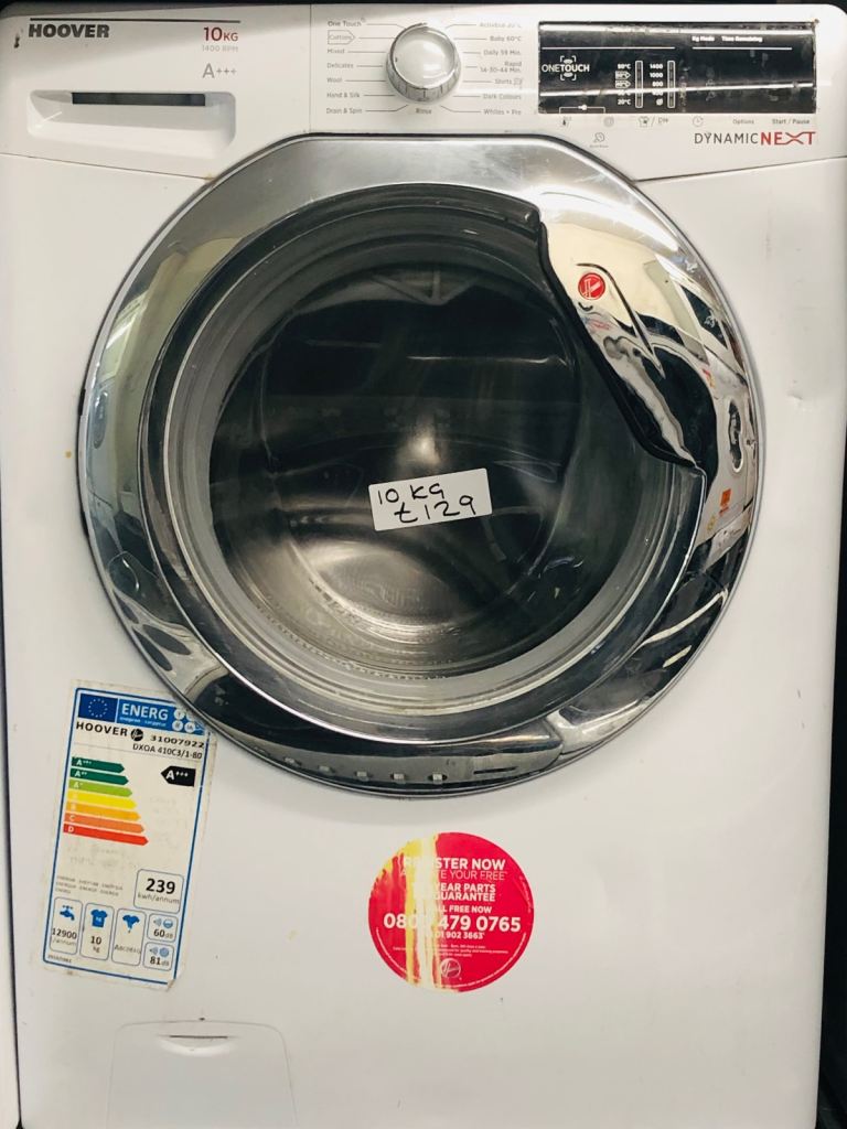 Hoover 1400 rpm Dynamic Next 10kg Washing Machine – Good Condition