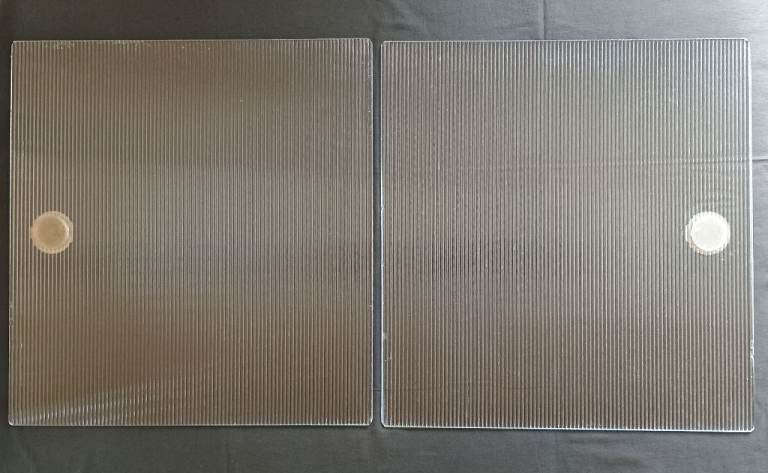 FREE REEDED GLASS DOORS.