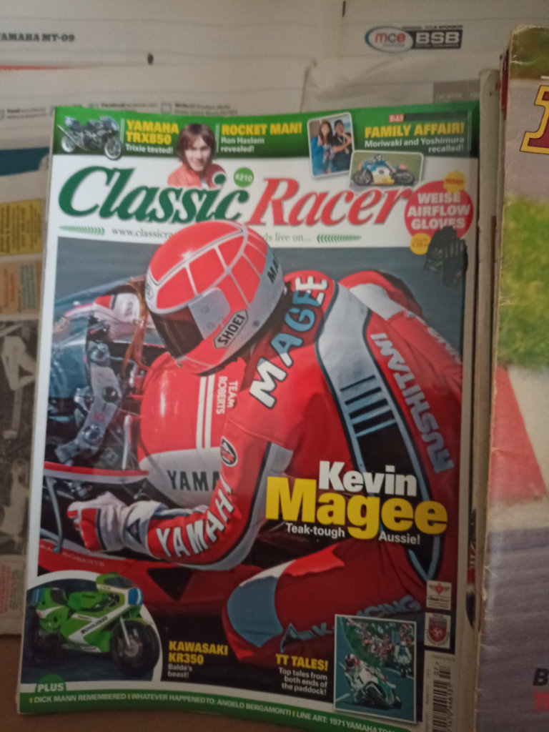 For sale: large volume motorcycle magazines