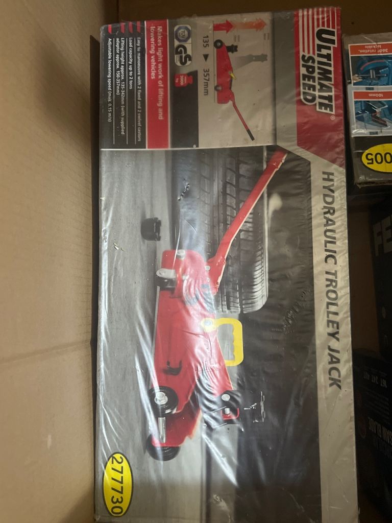 Ultimate Speed Hydraulic Trolley Jack – Brand New, Boxed