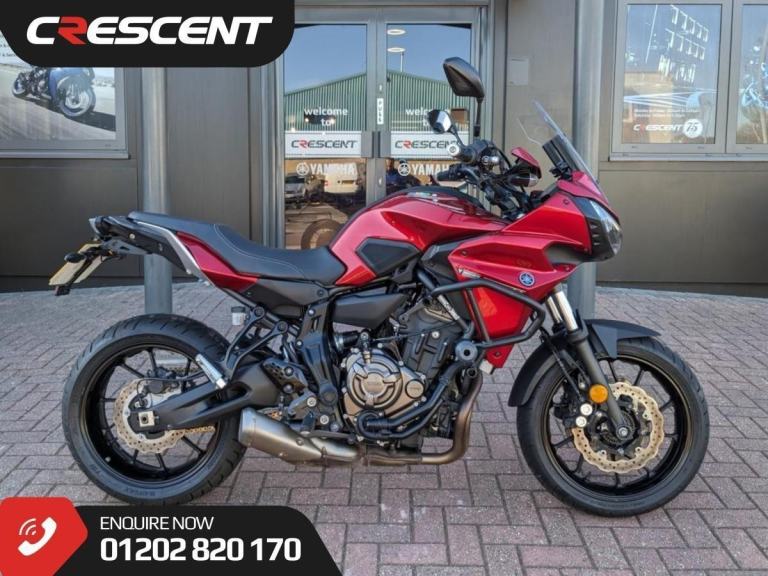 YAMAHA TRACER 700 2017 - 8 SERVICE STAMPS - NEW TYRE - ENGINE BARS - TAIL TIDY