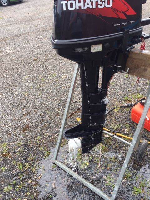 Tohatsu 2 stroke outboard motor boat engine  8hp 9.8 hp long shaft fishing rib inflatable sib