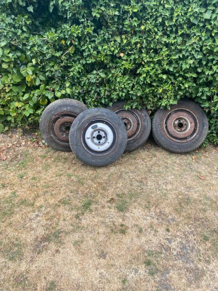 Vw  golf mk 1 steel wheels