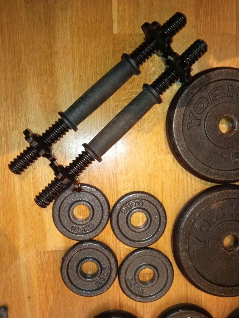 40kg (2*20kg) adjustable cast iron dumbbells / dumbells / weights