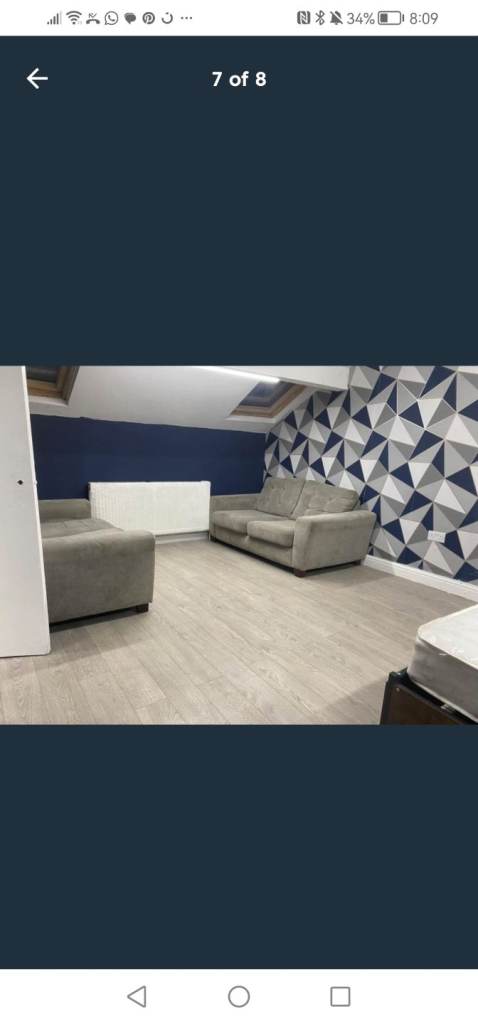 1 bedroom studio flat 