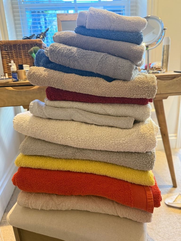 Large Stack of Assorted Towels - Good Condition
