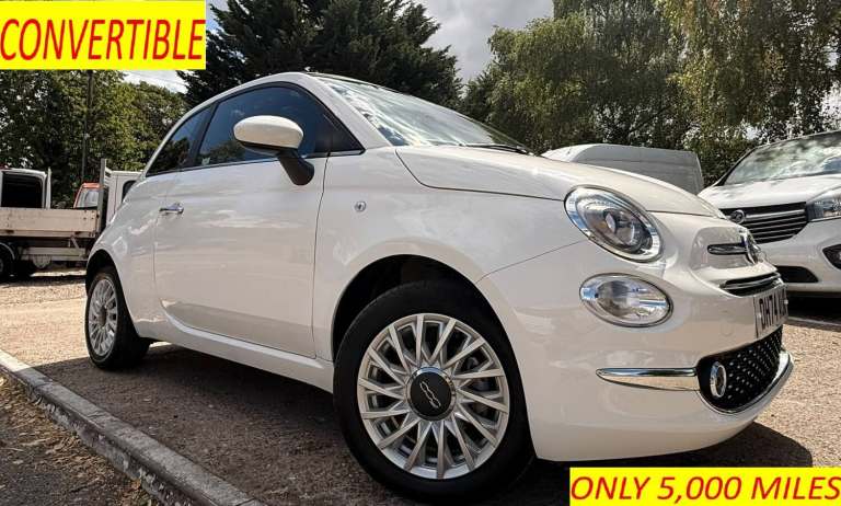 2025 Fiat 500 1.0 MHEV Euro 6 **ONLY 5,300 MILES** CONVERTIBLE Petrol Manual