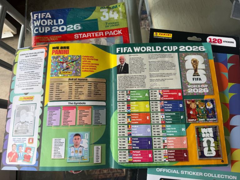 Panini World Cup 2026 Sticker Album - COMPLETE 100% + UPDATE PACK