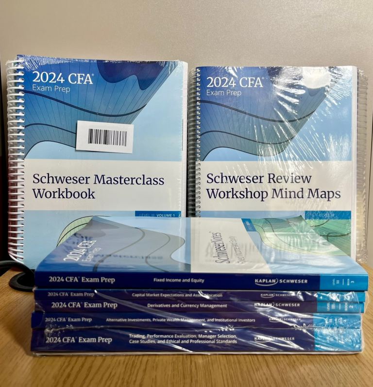 CFA Level 3 Exam Prep - Unused 2024 Schweser Study Materials