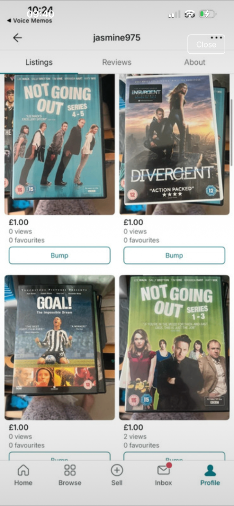 DVDS: Not Going Out (Series 4-5 & 1-3), Divergent, Goal!