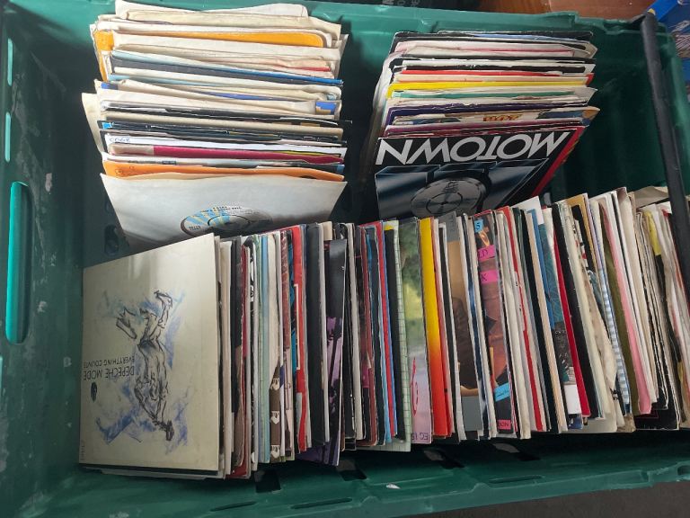 Large Crate of Vinyl Records - Various Artists, Good Condition