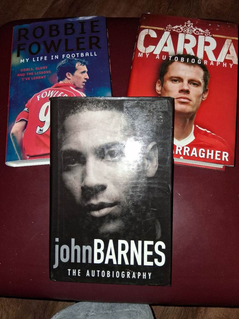 Liverpool Fc - Ex Players H/b Books x 3