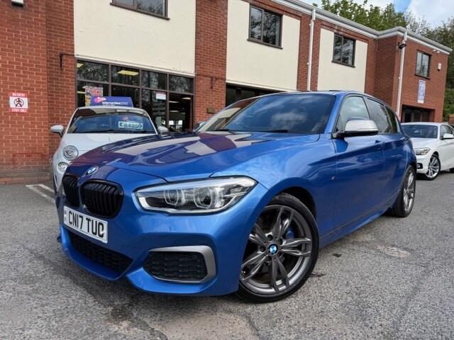 2017 BMW 1 Series 2017 17-Reg BMW M140i 5dr Auto, Estoril Blue, BIG SPEC,SAT NAV,HEATED SEATS HAT...