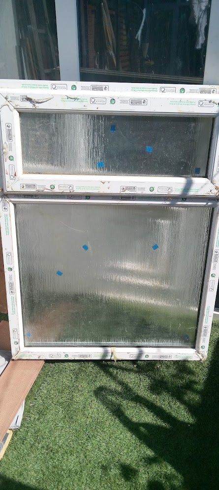 White UPVC Double Glazed Window Unit - Good Condition (unused)