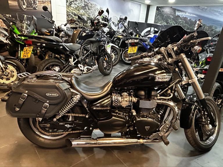 2009 Triumph Bonneville Speed Master 865 Custom Lowruider Black Motorcycle 