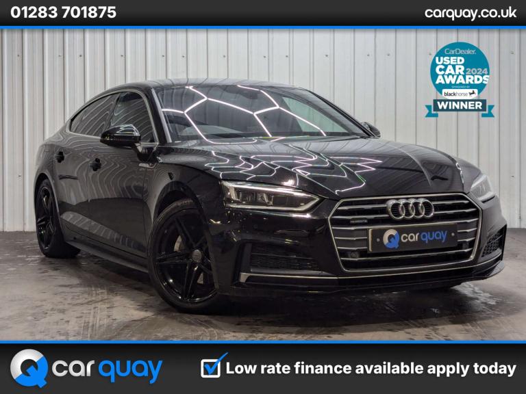 2017 Audi A5 2.0 TDI Quattro S Line 5dr S Tronic HATCHBACK DIESEL Automatic
